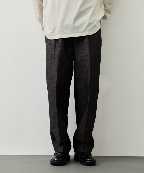 CITY TOKYO】Hemp linen トラウザーズ（スラックス）｜CITY TOKYO