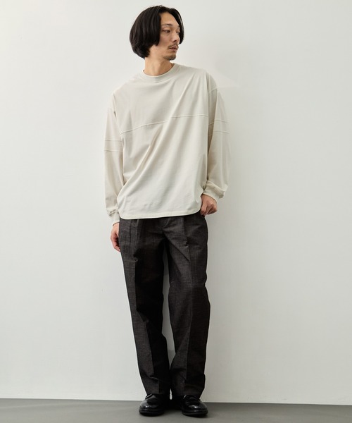 CITY TOKYO(シティトウキョウ)の「【CITY TOKYO】Hemp linen トラウザーズ(スラックス・メンズ・ダークグレー/ベージュ・1/2/3)」の11枚目の写真