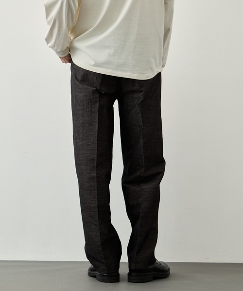 CITY TOKYO(シティトウキョウ)の「【CITY TOKYO】Hemp linen トラウザーズ(スラックス・メンズ・ダークグレー/ベージュ・1/2/3)」の10枚目の写真