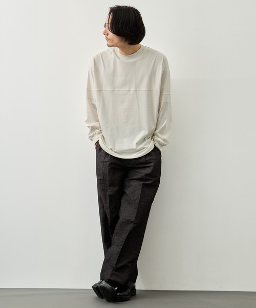 CITY TOKYO(シティトウキョウ)の「【CITY TOKYO】Hemp linen トラウザーズ(スラックス・メンズ・ダークグレー/ベージュ・1/2/3)」の12枚目の写真