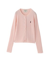 【WEB&一部店舗限定】バッキンガムベア ケーブルニットカーディガン