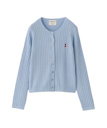 【WEB&一部店舗限定】バッキンガムベア ケーブルニットカーディガン