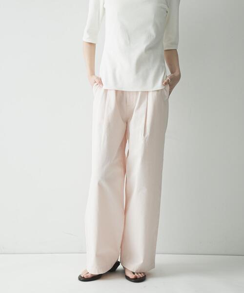 URBAN RESEARCH（アーバンリサーチ）の「チノイージーパンツ（その他パンツ・レディース・ライトピンク/ホワイト・38/40/36）」の2枚目の写真