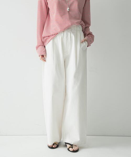 URBAN RESEARCH（アーバンリサーチ）の「チノイージーパンツ（その他パンツ・レディース・ライトピンク/ホワイト・38/40/36）」の3枚目の写真