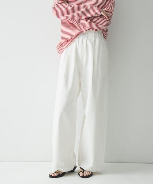 URBAN RESEARCH（アーバンリサーチ）の「チノイージーパンツ（その他パンツ・レディース・ライトピンク/ホワイト・38/40/36）」の4枚目の写真