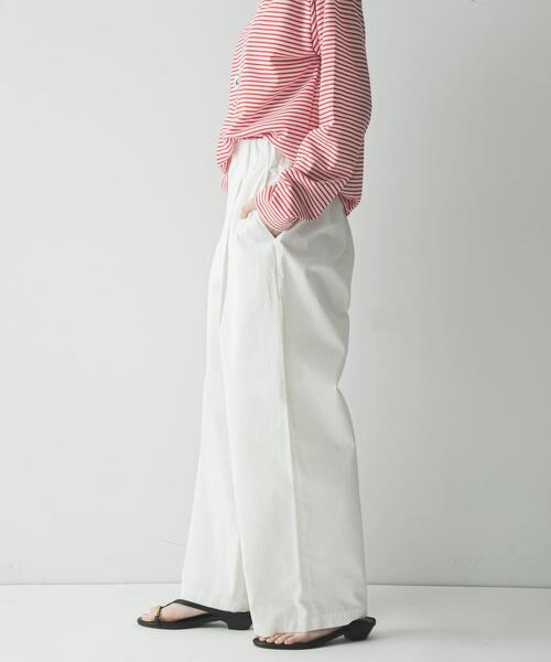 URBAN RESEARCH（アーバンリサーチ）の「チノイージーパンツ（その他パンツ・レディース・ライトピンク/ホワイト・38/40/36）」の6枚目の写真