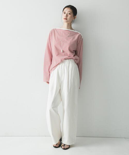 URBAN RESEARCH（アーバンリサーチ）の「チノイージーパンツ（その他パンツ・レディース・ライトピンク/ホワイト・38/40/36）」の8枚目の写真