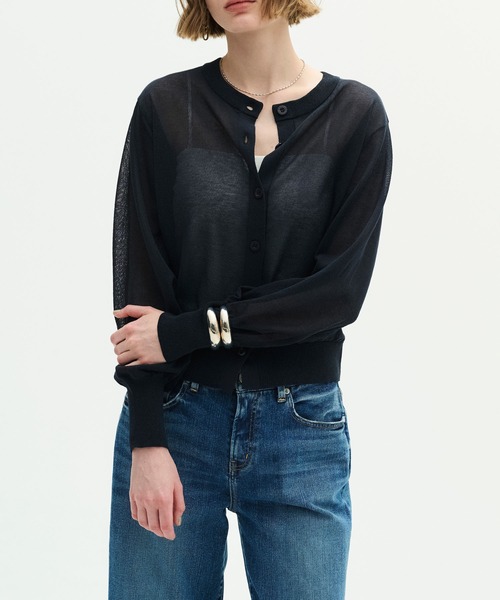N.O.R.C(ノーク)の「【VERY掲載】【SARACO】2WAYニットカーディガン(ニット/セーター・レディース・オフホワイト/ブラウン/レッド/ネイビー/イエロー・フリー)」の12枚目の写真