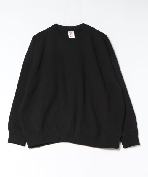 TONE SELECT WEAR（トーンセレクトウェア）の「CROSS AND STITCH(クロスアンドステッチ) レギュラーウェイト ビッグシルエットスウェットシャツ 10.0oz 裏パイル (SB2280)（スウェット・メンズ・グリーン/サンドベージュ/ブルー系その他/ホワイト/ブラック・LARGE/MEDIUM/X-LARGE）」の3枚目の写真