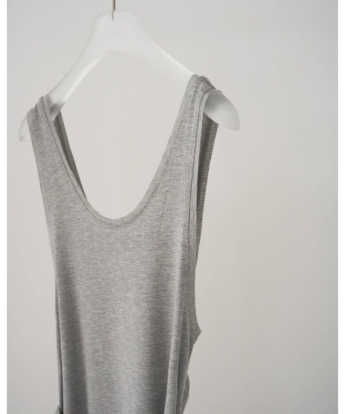 anuke(アンヌーク)の「Sleeveless Cut Onepiece 62610310(ワンピース・レディース・ブラック/グレー・38/36)」の6枚目の写真