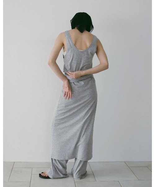anuke(アンヌーク)の「Sleeveless Cut Onepiece 62610310(ワンピース・レディース・ブラック/グレー・38/36)」の11枚目の写真