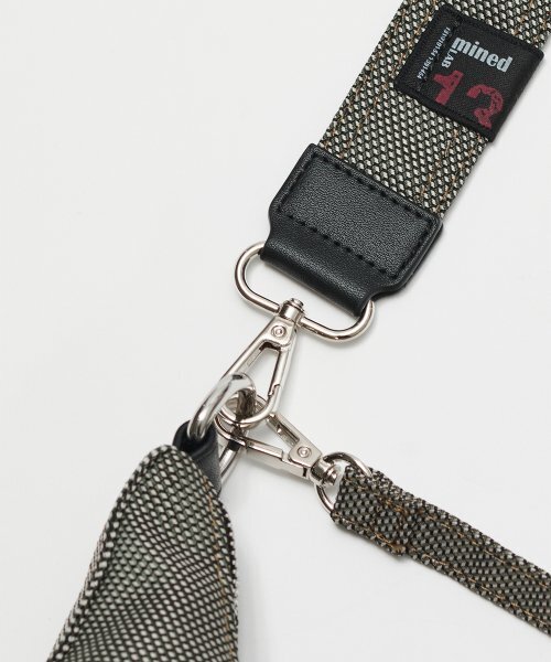 MAISON MINED(メゾンミネド)の「TWO TONE SADDLEBAG GREY(メッセンジャーバッグ・レディース・その他・FREE)」の10枚目の写真