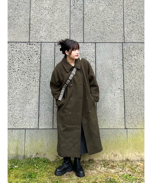 MAISON MINED(メゾンミネド)の「TWO TONE SADDLEBAG GREY(メッセンジャーバッグ・レディース・その他・FREE)」の21枚目の写真