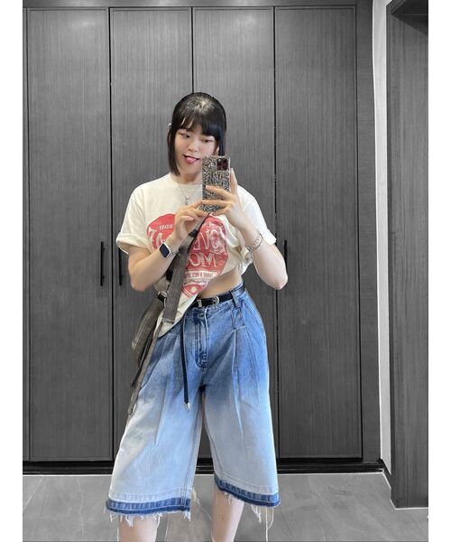 MAISON MINED(メゾンミネド)の「TWO TONE SADDLEBAG GREY(メッセンジャーバッグ・レディース・その他・FREE)」の13枚目の写真