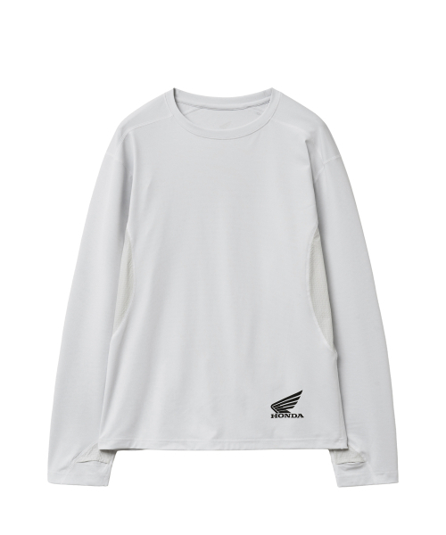 PHYPS MOTORCYCLE(フィップスモーターサイクル)の「H-Tech Mesh Ventilation Finger Hole Jersey Gray(Tシャツ/カットソー・レディース・その他・SMALL/MEDIUM/LARGE/X-LARGE)」の2枚目の写真