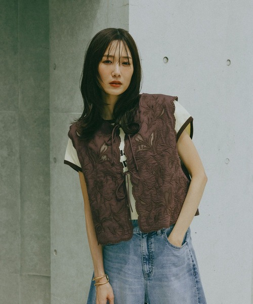 GLOBAL WORK(グローバルワーク)の「ヘビロッTEEリンガーロゴ/665699(Tシャツ/カットソー・レディース・イエロー系その他3/ダークブラウン・MEDIUM/LARGE)」の22枚目の写真
