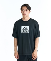 REEF BOX LOGO RASH SS T ラッシュTシャツ 【2026年春夏モデル】/リーフ水陸両用半袖ラッシュガードT(水着)