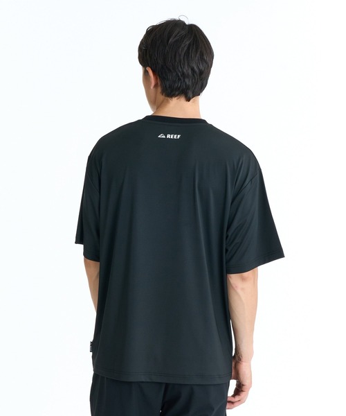 REEF（リーフ）の「REEF BOX LOGO RASH SS T ラッシュTシャツ 【2026年春夏モデル】/リーフ水陸両用半袖ラッシュガードT(水着)（Tシャツ/カットソー・メンズ・ホワイト/ブラック/ブルー・LARGE/SMALL/MEDIUM/X-LARGE）」の7枚目の写真