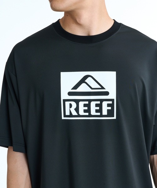 REEF（リーフ）の「REEF BOX LOGO RASH SS T ラッシュTシャツ 【2026年春夏モデル】/リーフ水陸両用半袖ラッシュガードT(水着)（Tシャツ/カットソー・メンズ・ホワイト/ブラック/ブルー・LARGE/SMALL/MEDIUM/X-LARGE）」の8枚目の写真