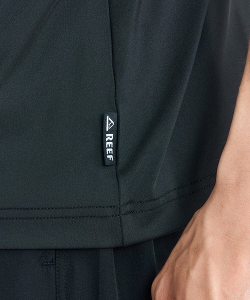 REEF（リーフ）の「REEF BOX LOGO RASH SS T ラッシュTシャツ 【2026年春夏モデル】/リーフ水陸両用半袖ラッシュガードT(水着)（Tシャツ/カットソー・メンズ・ホワイト/ブラック/ブルー・LARGE/SMALL/MEDIUM/X-LARGE）」の9枚目の写真