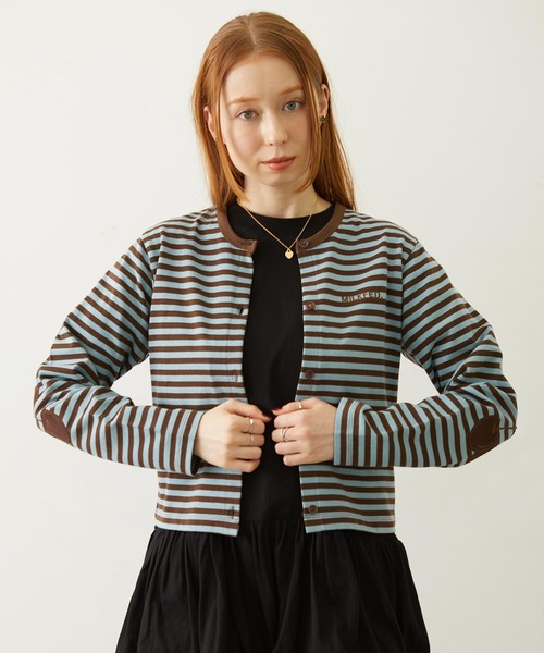 CHERRY ELBOW CARDIGAN — кардиган с рукавом-локтем (cherry)