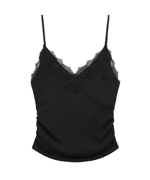 Midnight Move(ミッドナイトムーブ)の「lace sh top (black)(Tシャツ/カットソー・レディース・その他・FREE)」の2枚目の写真