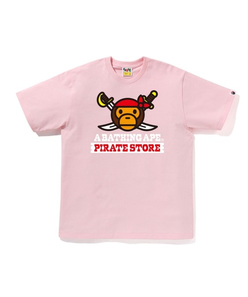 A BATHING APE(アベイシングエイプ)の「BABY MILO PIRATE TEE(Tシャツ/カットソー・メンズ・ブラック/ブルー/ホワイト/ピンク・SMALL/MEDIUM/X-LARGE/LARGE/XX-LARGE)」の4枚目の写真