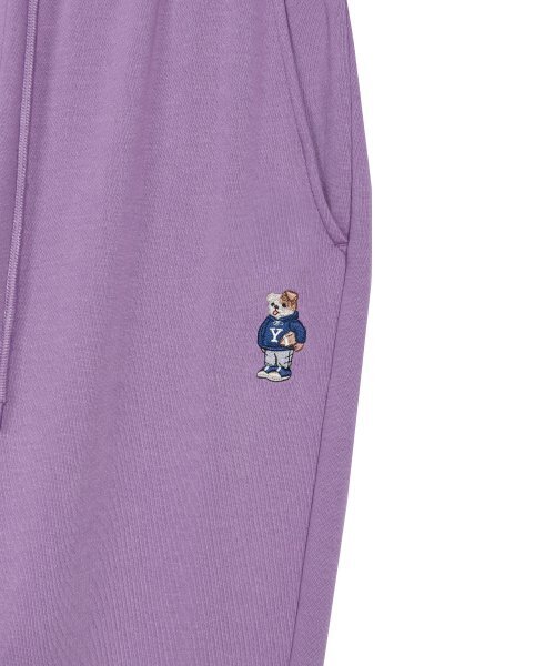 YALE(イェール)の「エンブロイダリーダンラウンジウェアセットアイボリー/ヴィンテージパープル(スウェット・レディース・その他・LARGE/MEDIUM/SMALL/WS/X-LARGE/XX-LARGE)」の3枚目の写真