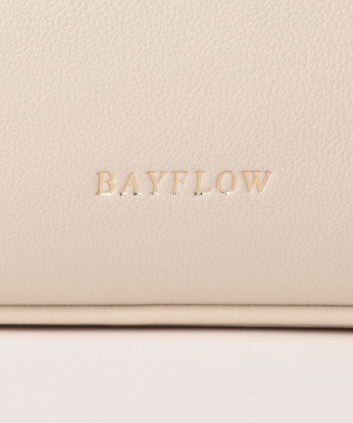 BAYFLOW（ベイフロー）の「[軽量♪500miペットボトル収納可]コンビボックスショルダー（ショルダーバッグ・レディース・アイボリー/ブラック・FREE）」の6枚目の写真