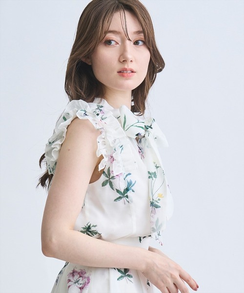 SWINGLE（スウィングル）の「【5/8(Fri)予約開始】2wayシアーブラウス（シャツ/ブラウス・レディース・オフホワイト/ホワイト系その他2/ピンク・FREE）」の7枚目の写真