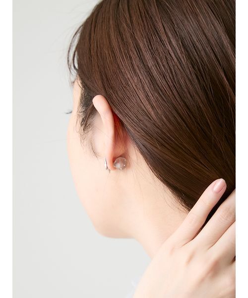 CELFORD(セルフォード)の「【HANAE MORI×CELFORDコラボ】ピアス(ピアス(両耳用)・レディース・シルバー/ピンクベージュ・F)」の9枚目の写真