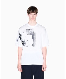 ARMANI EXCHANGE | 【A|X アルマーニ エクスチェンジ】フラワープリント コンフォートフィット 半袖クルーネックTシャツ/COMFORT(Tシャツ/カットソー)