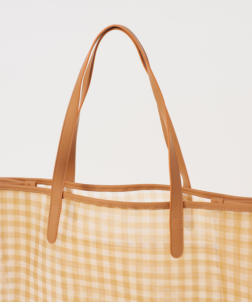 HELOYSE(エロイーズ)の「【HELOYSE/エロイーズ】 BEACH SQUARE TOTE(トートバッグ・レディース・グリーン/ブラウン/ベージュ・FREE)」の10枚目の写真