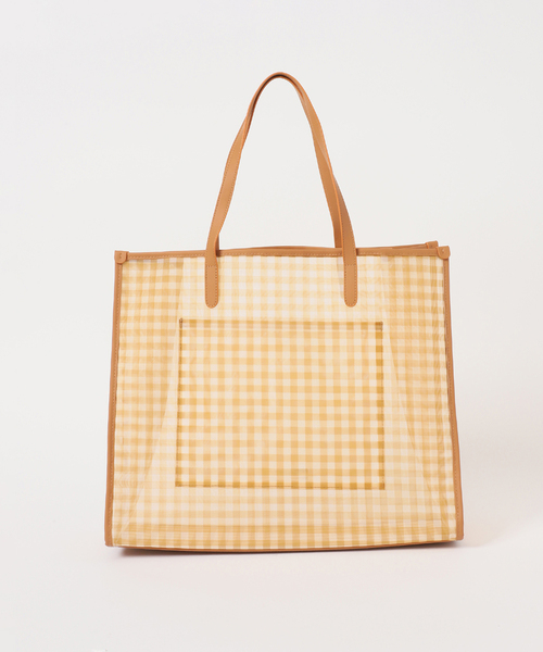 HELOYSE(エロイーズ)の「【HELOYSE/エロイーズ】 BEACH SQUARE TOTE(トートバッグ・レディース・グリーン/ブラウン/ベージュ・FREE)」の12枚目の写真