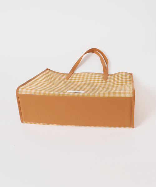 HELOYSE(エロイーズ)の「【HELOYSE/エロイーズ】 BEACH SQUARE TOTE(トートバッグ・レディース・グリーン/ブラウン/ベージュ・FREE)」の13枚目の写真