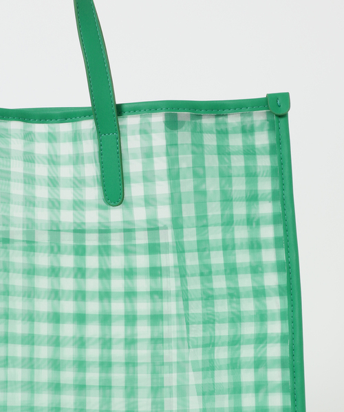 HELOYSE(エロイーズ)の「【HELOYSE/エロイーズ】 BEACH SQUARE TOTE(トートバッグ・レディース・グリーン/ブラウン/ベージュ・FREE)」の21枚目の写真