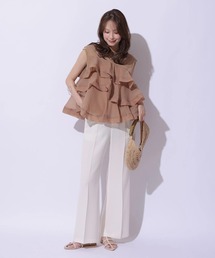 layerd frill capri pants / レイヤードフリルカプリパンツ（その他