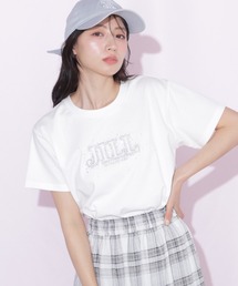 グラデーションストーンロゴTシャツ