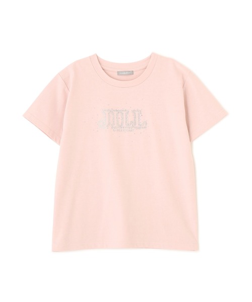 JILL by JILL STUART（ジルバイジルスチュアート）の「グラデーションストーンロゴTシャツ（Tシャツ/カットソー・レディース・ブラック/ホワイト/ピンク・FREE）」の12枚目の写真