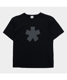 スタグラフィックセミオーバーフィットラウンドネックコットンベーシックシンプル半袖Tシャツ_2COLOR