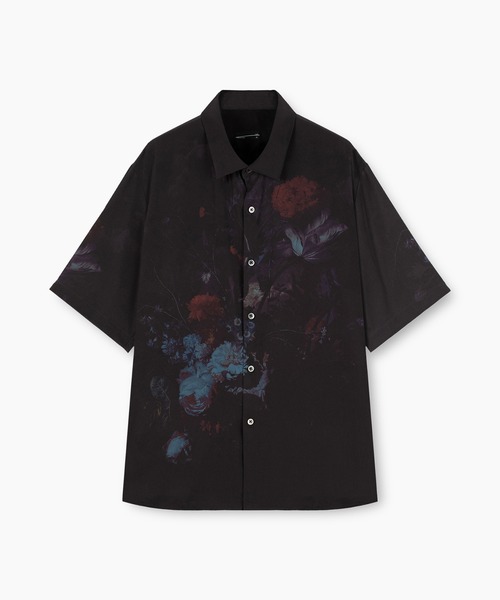 LAD MUSICIAN(ラッドミュージシャン)の「DECHINE FLOWER SHORT SLEEVE COMFORT SHIRT(Tシャツ/カットソー・メンズ・ブラック×ブルー/ワイン/ブラック×レッド・46/44/42)」の3枚目の写真