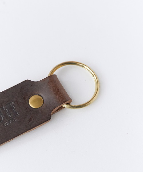schott（ショット）の「Schott/ショット HORWEEN LEATHER KEY HOLDER ホーウィン レザー キーホルダー 本革 牛革 キーリング メンズ 2026年 夏 夏服（キーホルダー・メンズ・ブラック/ブラウン・FREE）」の4枚目の写真