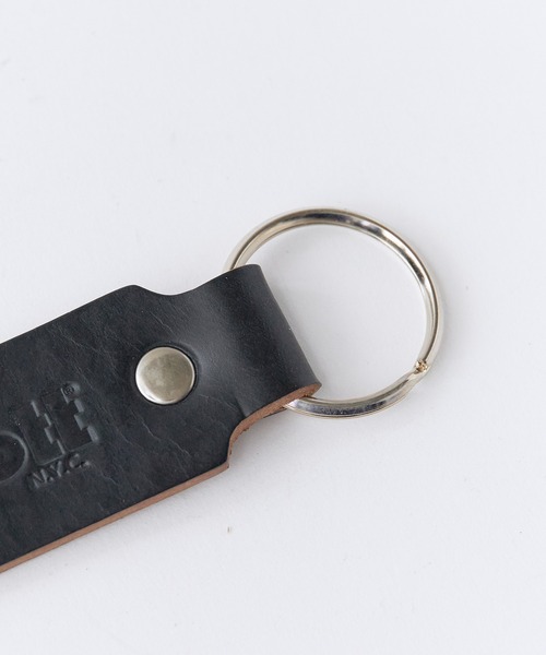 schott（ショット）の「Schott/ショット HORWEEN LEATHER KEY HOLDER ホーウィン レザー キーホルダー 本革 牛革 キーリング メンズ 2026年 夏 夏服（キーホルダー・メンズ・ブラック/ブラウン・FREE）」の3枚目の写真