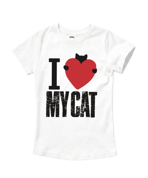 REBRENNER(リブレンナー)の「DTF ラブマイキャット クールコットン ウィメンズ クロップ 半袖Tシャツ ホワイト(Tシャツ/カットソー・レディース・ホワイト・SMALL/MEDIUM/LARGE)」の4枚目の写真