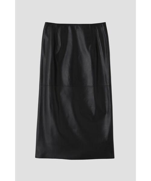 YLEVE(イレーヴ)の「YLEVE / GLOVE SHEEP LEATHER SKIRT(スカート・レディース・ブラック・2/0/1)」の9枚目の写真