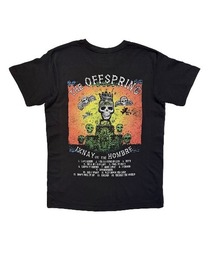 ROOPTOKYO | The Offspring Unisex Premium Carbon T-Shirt: Ixnay On The Hombre(Black)(Back Print) バンドTシャツ プリントTシャツ 半袖 クルーネック ロック ストリート メンズ レディース 2026年 夏 夏服(Tシャツ/カットソー)