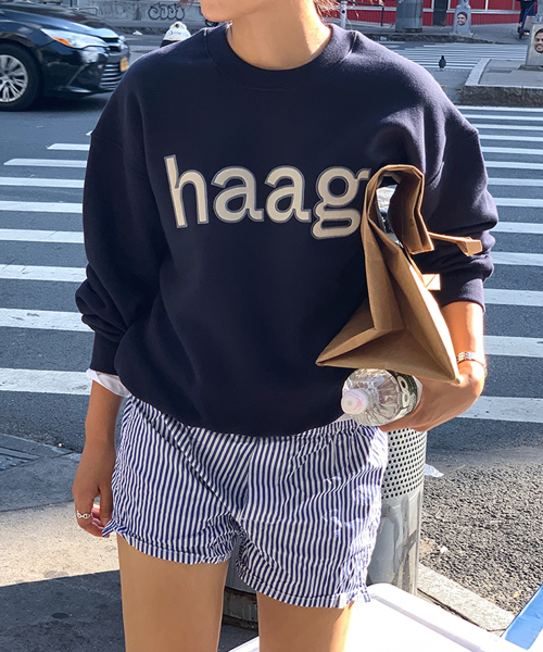 haag(ヘイグ)の「a birthday sweatshirt (navy)(スウェット・レディース・その他・FREE)」の11枚目の写真