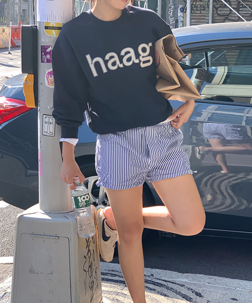haag(ヘイグ)の「a birthday sweatshirt (navy)(スウェット・レディース・その他・FREE)」の12枚目の写真
