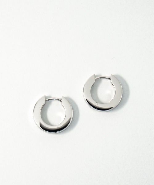 TOMWOOD シルバー ピアス(両耳用) TOMWOOD】Beck Hoops シルバー ピアス ユニセックス（ピアス（両耳用