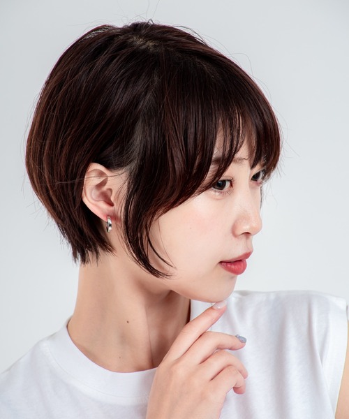 TOM WOOD（トムウッド）の「【TOMWOOD】Beck Hoops シルバー ピアス　ユニセックス（ピアス（両耳用）・レディース・シルバー・FREE）」の13枚目の写真